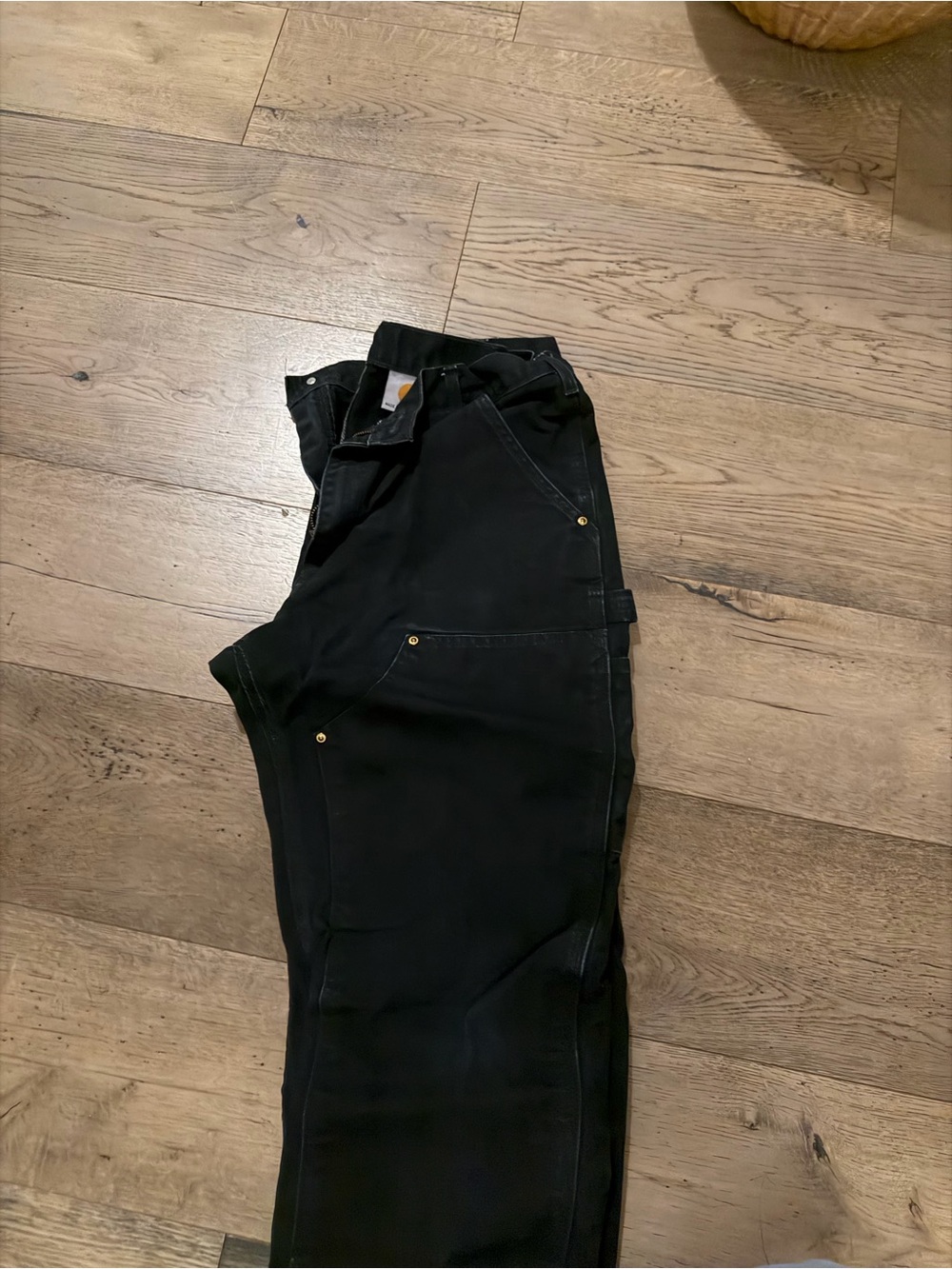 Carhartt Black Relaxed Fit Work Pants